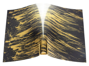 Vegetable tanned leather panel Russo carrara carbonno