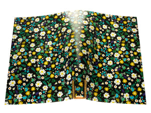 Vegetable tanned leather panel Russo sakura nero