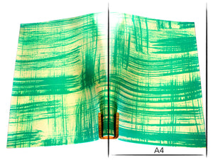Vachetta leather panel Russo canvora verdago