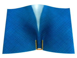 Vegetable tanned leather panel Russo commodore lazuro