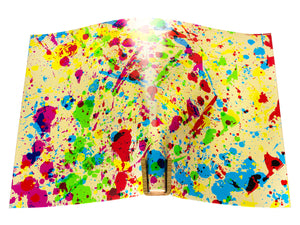 Vegetable tanned leather panel Russo astratto dali