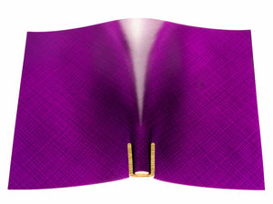 Vegetable tanned leather panel Russo commodore roxo