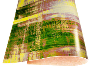 Vegetable tanned leather Russo pintura roxo purple painted