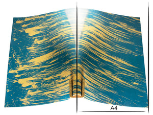 Vachetta leather panel Russo carrara artenza