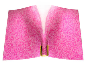 Vegetable tanned leather panel Russo zenith candy 