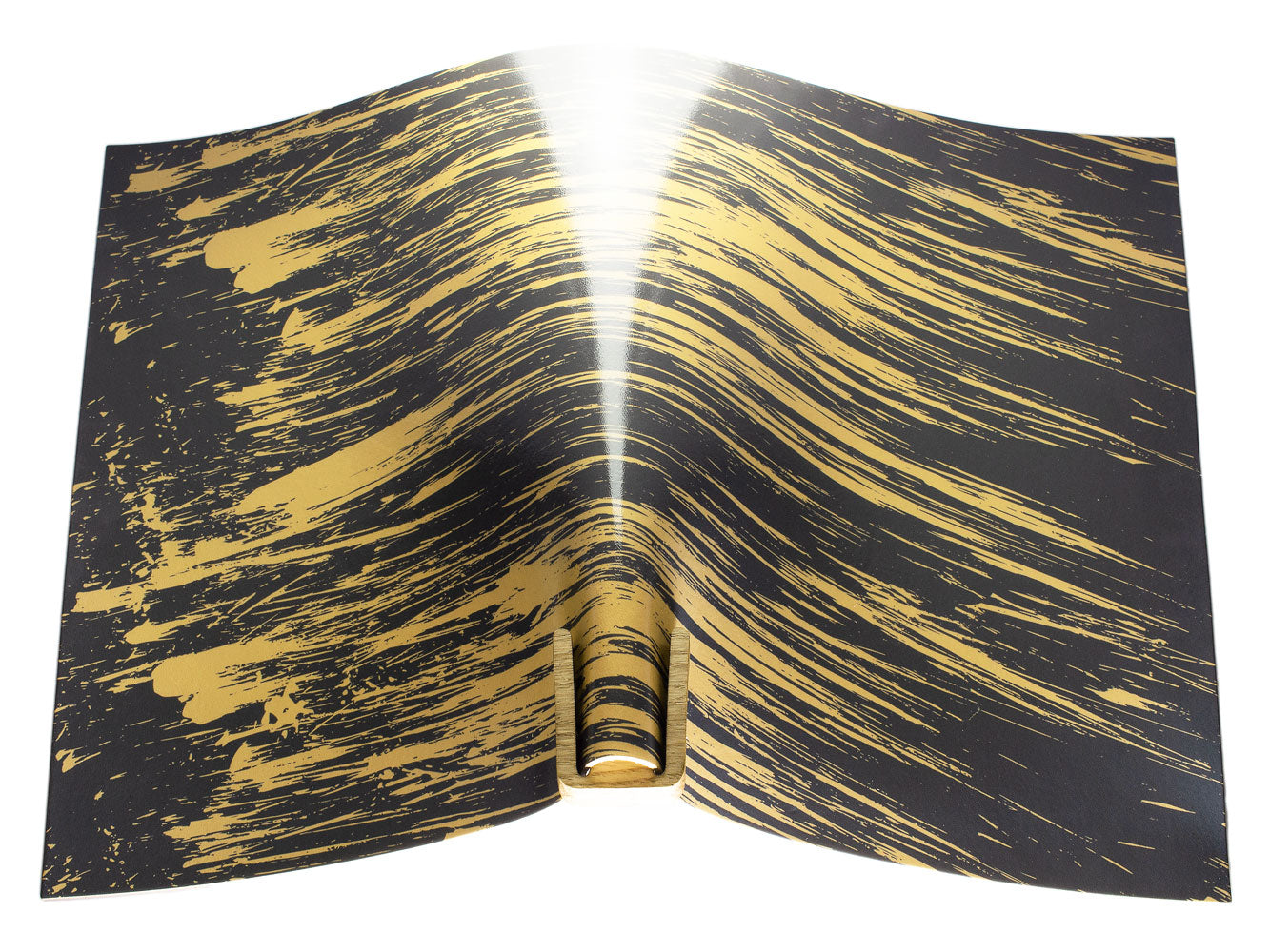 Vegetable tanned leather panel Russo carrara carbonno 