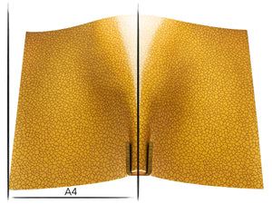 Italian leather panel Russo zenith tan cracked