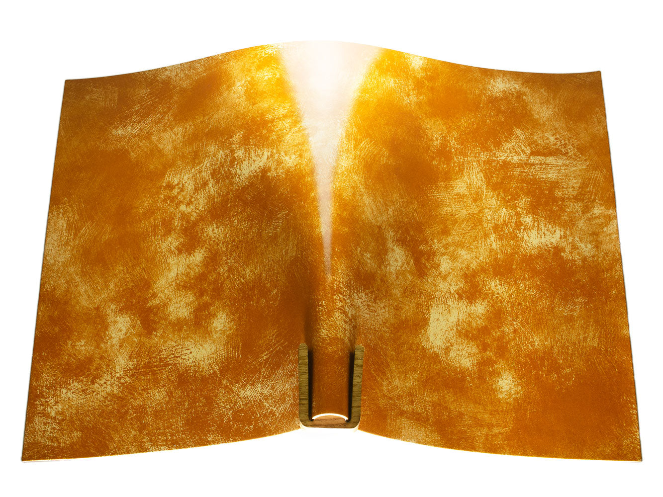 Vegetable tanned leather panel Russo artesano tan 