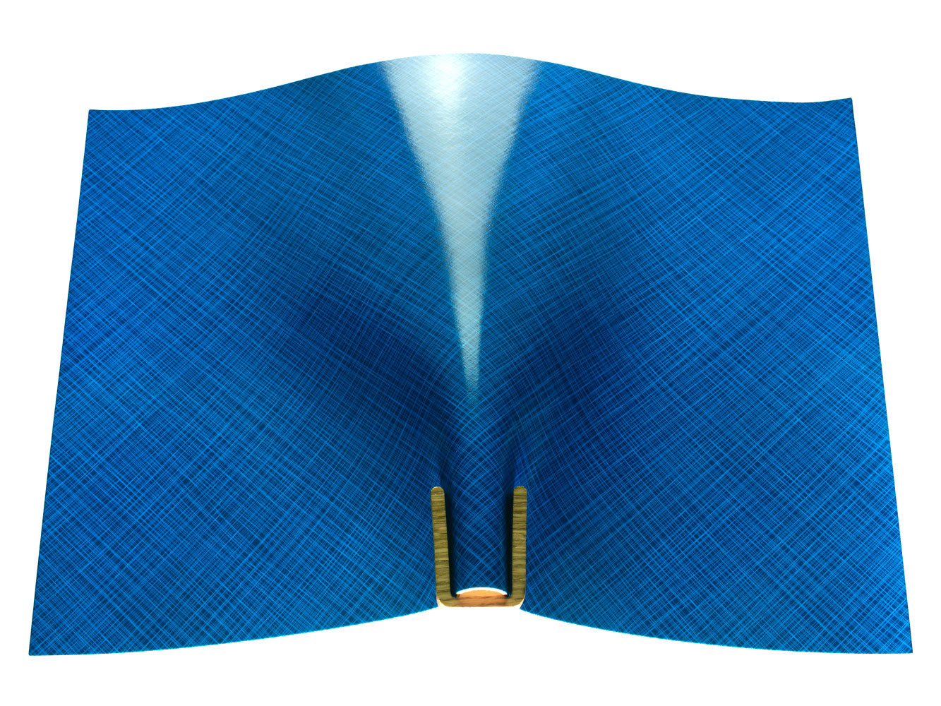 Vegetable tanned leather panel Russo commodore lazuro 