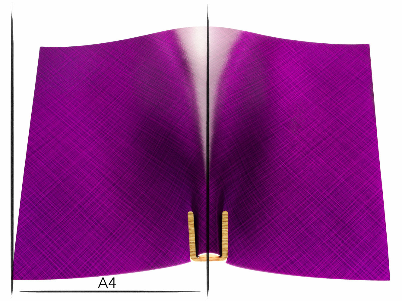 Italian leather panel Russo commodore roxo purple lines