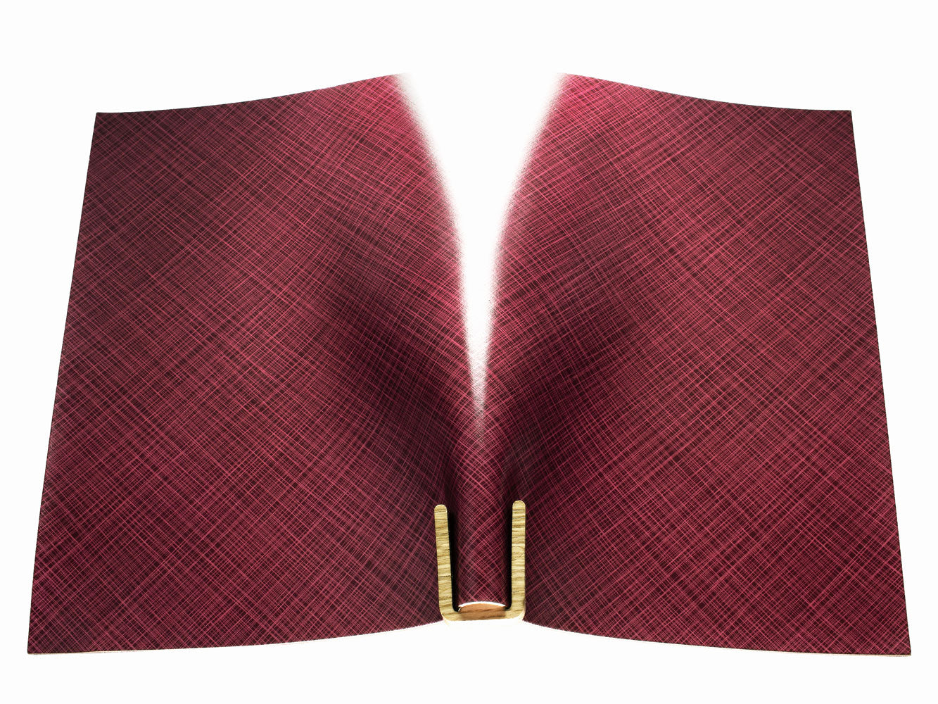 Vegetable tanned leather panel Russo commodore merloti 