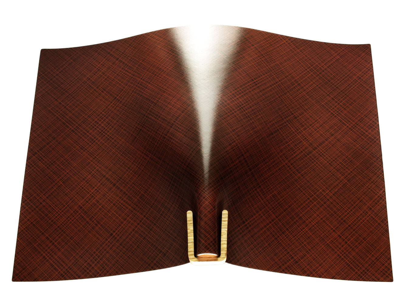 Vegetable tanned leather panel Russo commodore whiskey 