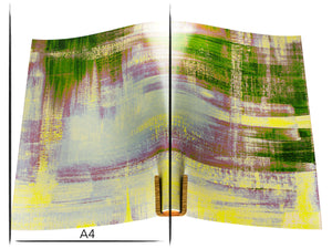 Italian leather panel Russo pintura roxo purple painted