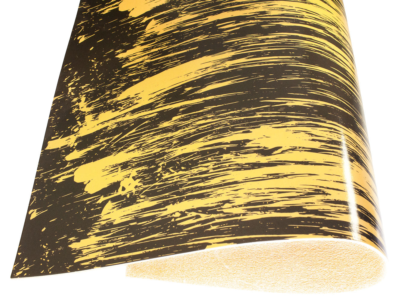 Vegetable tanned leather Russo carrara carbonno gray stripes