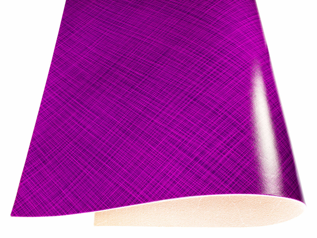 Vegetable tanned leather Russo commodore roxo purple lines