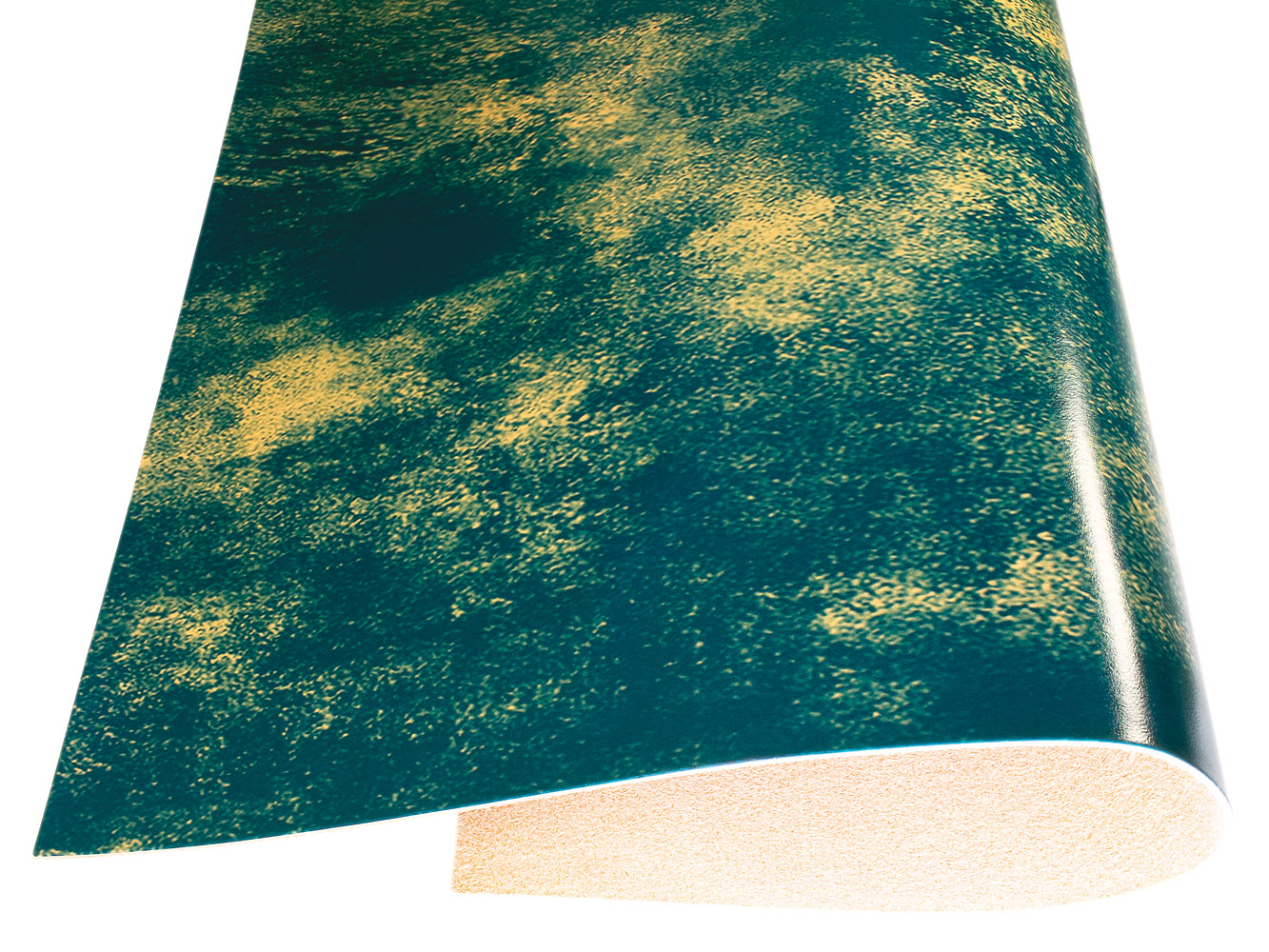 Vegetable tanned leather Russo marbled artenza blue