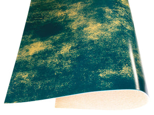 Vegetable tanned leather Russo marbled artenza blue