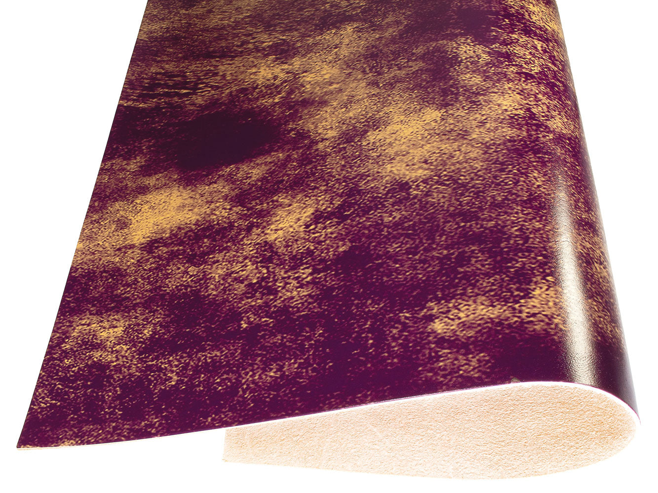 Vegetable tanned leather Russo marbled roxo purple