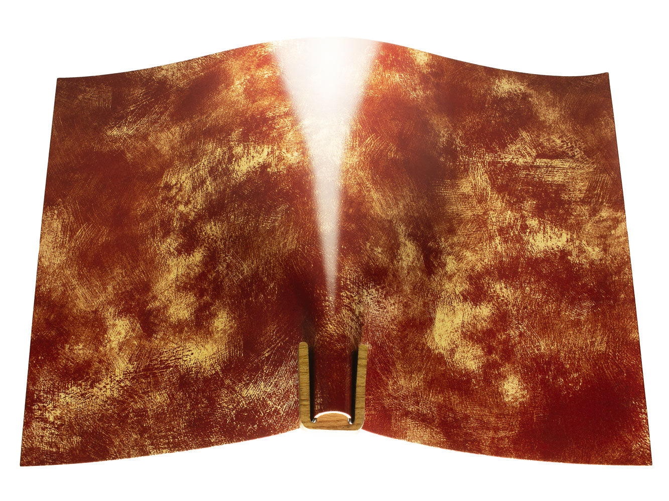 Vegetable tanned leather panel Russo artesano rusty 