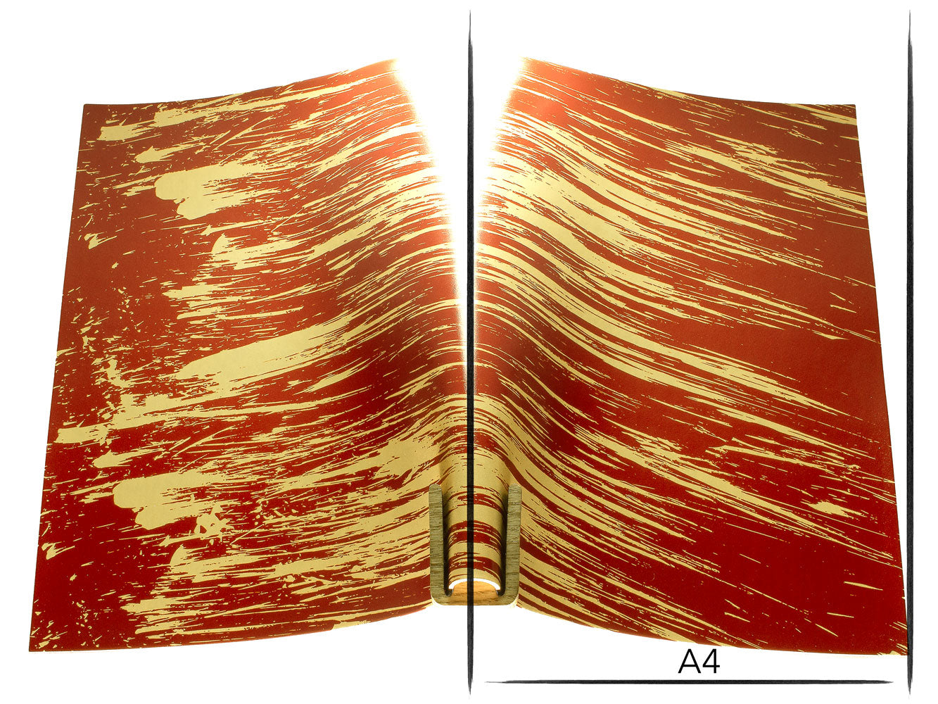 Vachetta leather panel Russo carrara rusty 