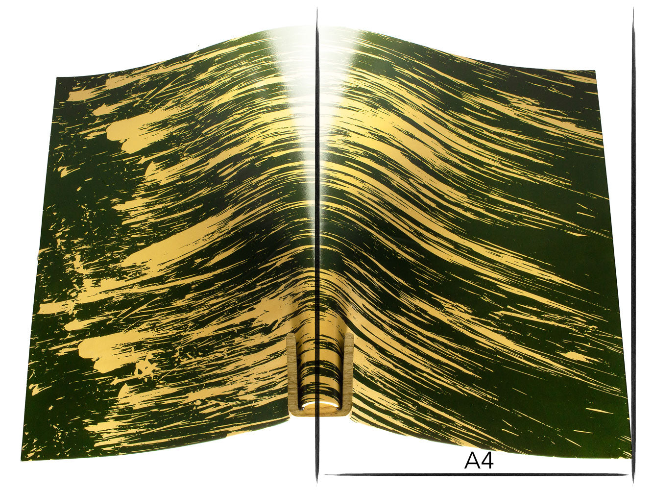 Vachetta leather panel Russo carrara verdago 