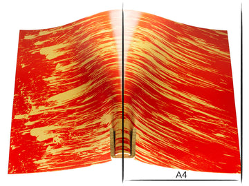 Vachetta leather panel Russo carrara catalina